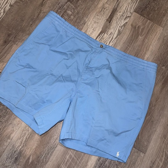 Polo Ralph Lauren Other - Polo Ralph Lauren Shorts Men 2XB Blue Stretch Classic Fit Chino Golf Pony